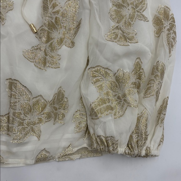 Tommy Bahama Shimmering Shores Peasant Top - Picture 4 of 7